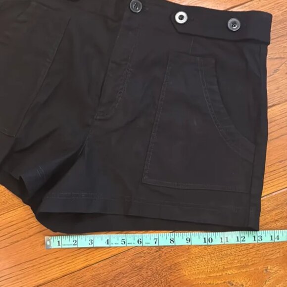 Anthropologie Maeve Black  Linen Shorts size 14 - Picture 7 of 7